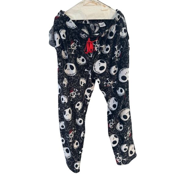 Tim Burtons Nightmare before Christmas Jack Skeleton Pajama Pants size Large - Picture 1 of 2